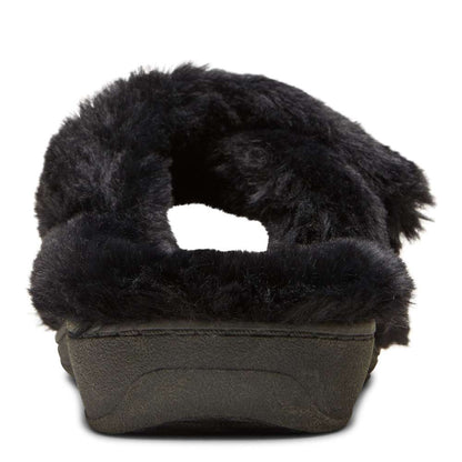 Relax Plush Slipper - Black