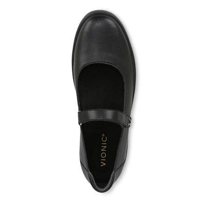 Uptown Maryjane - Black Leather