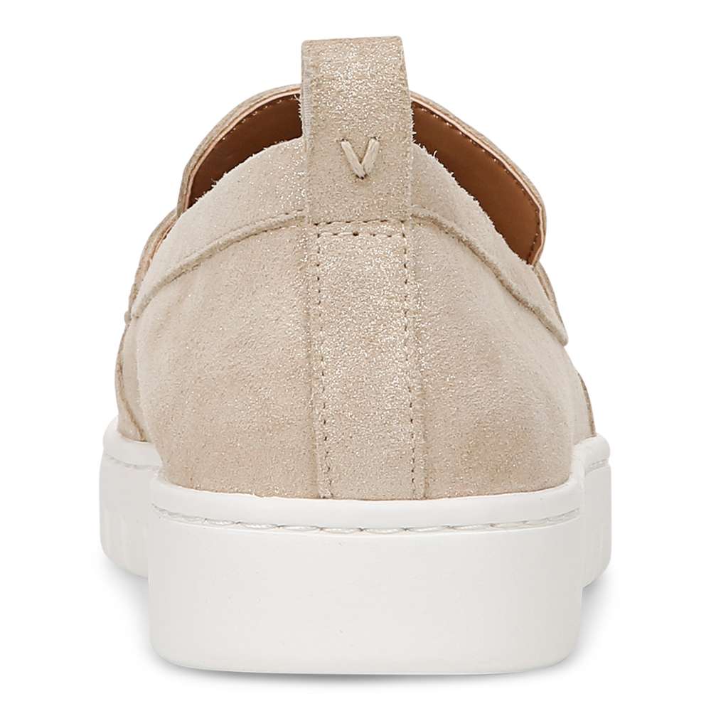 Uptown Loafer - Gold Metallic Leather