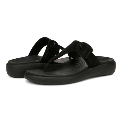 Activate Recovery Sandal - Black Suede