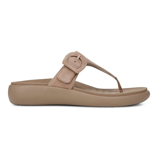Activate Recovery Sandal - Taupe Suede