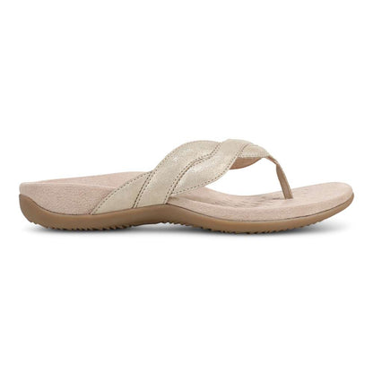 Bella Braid Toe Post Sandal - Gold