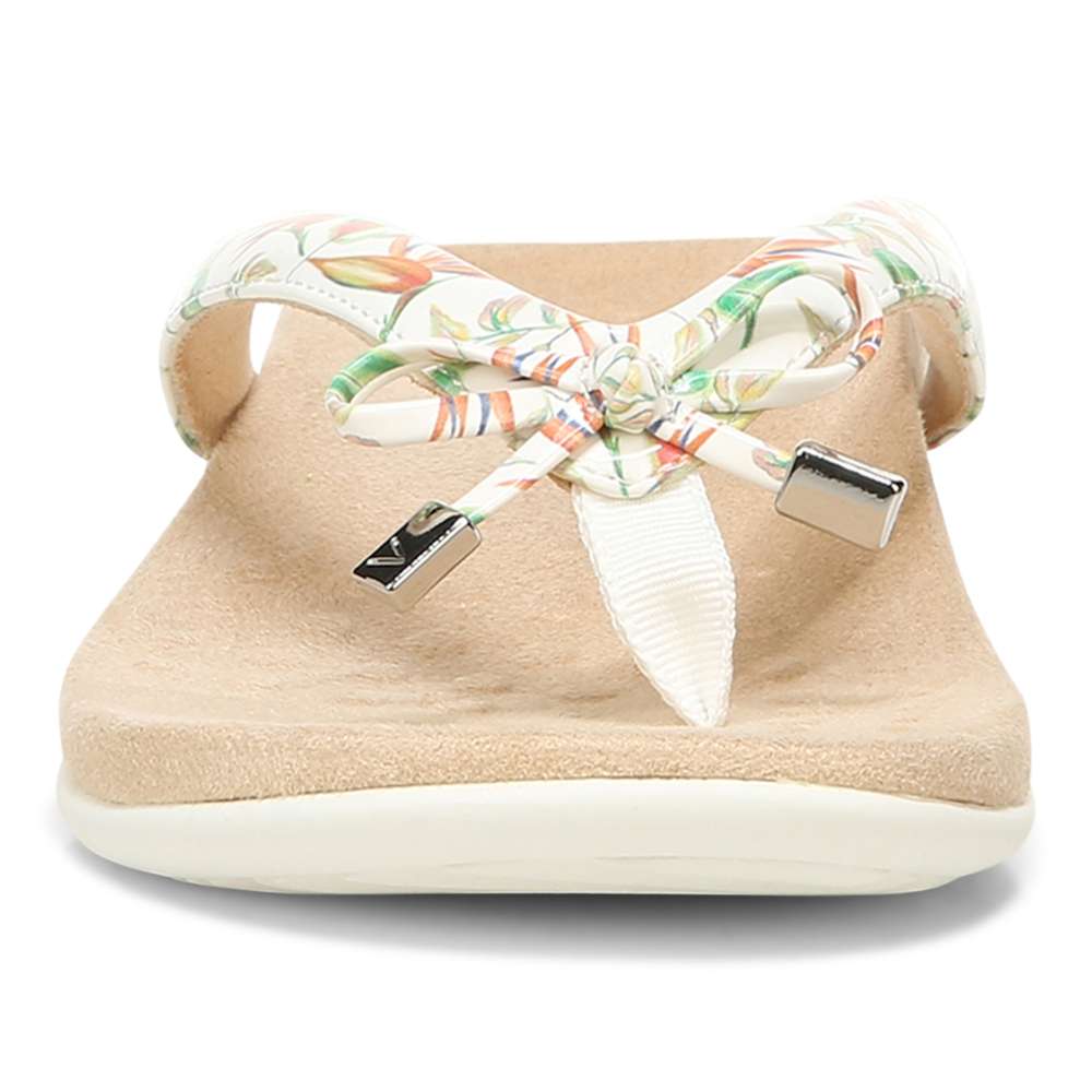 Bella Toe Post Sandal - Marshmallow Tropical