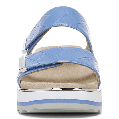 Brandie Flatform Slide Sandal - Azure