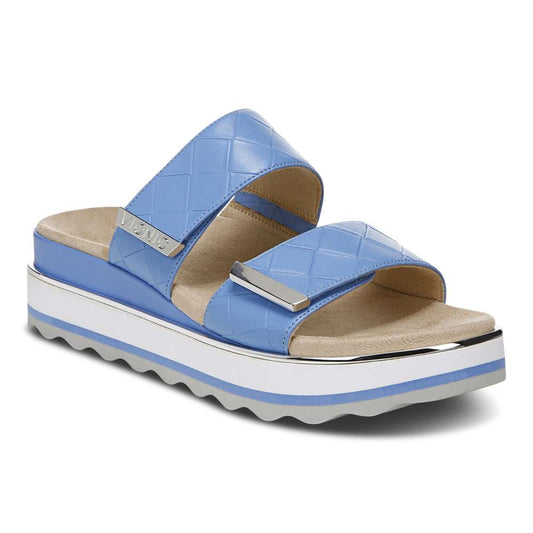 Brandie Flatform Slide Sandal - Azure