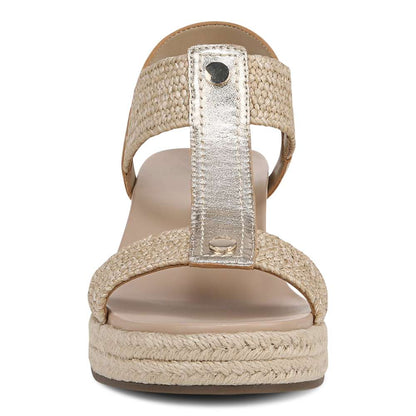 Calera Wedge - Gold Leather