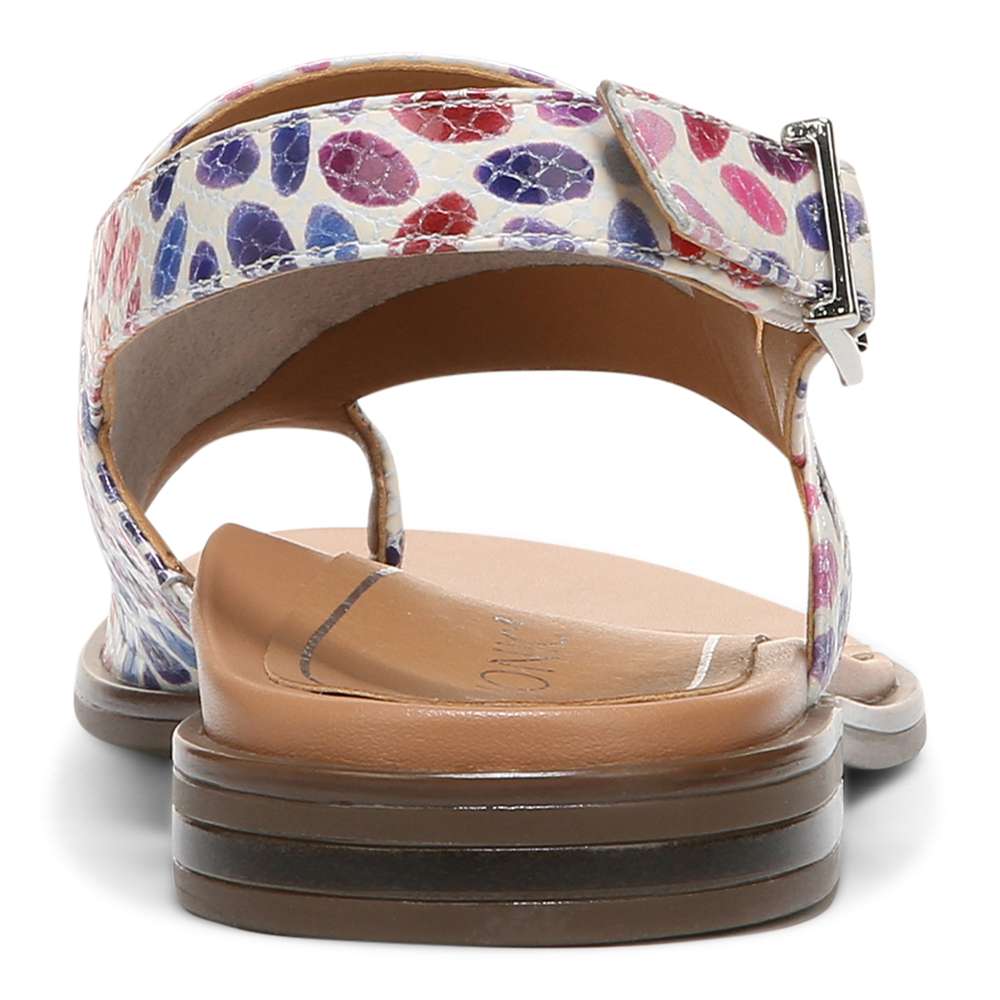 Ella Sandal - White Multi Confetti