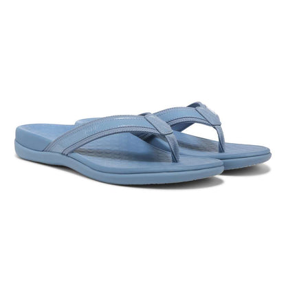 Islander Toe Post Sandal - Blue Shadow Patent