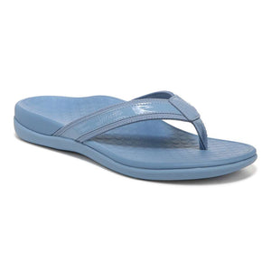Islander Toe Post Sandal - Blue Shadow Patent