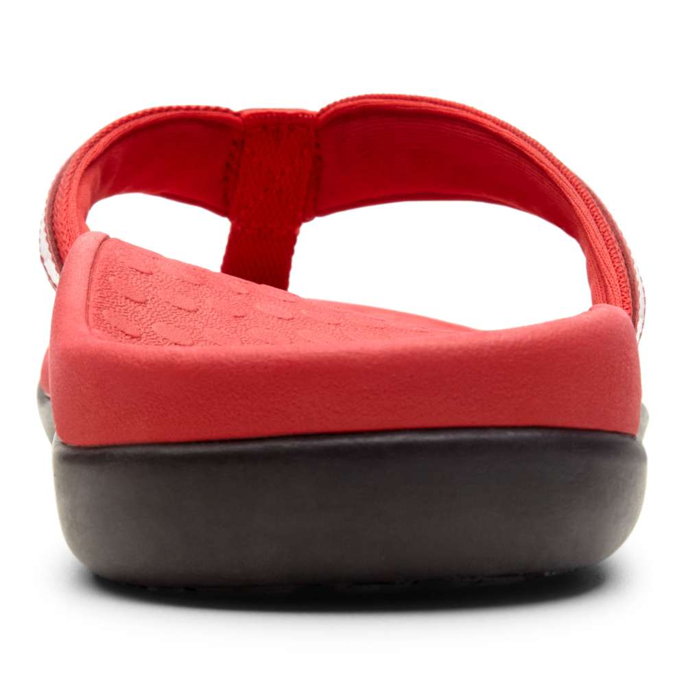 Islander Toe Post Sandal - Red
