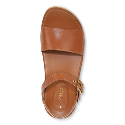 Jamie Flatform Lug Sandal - Tan