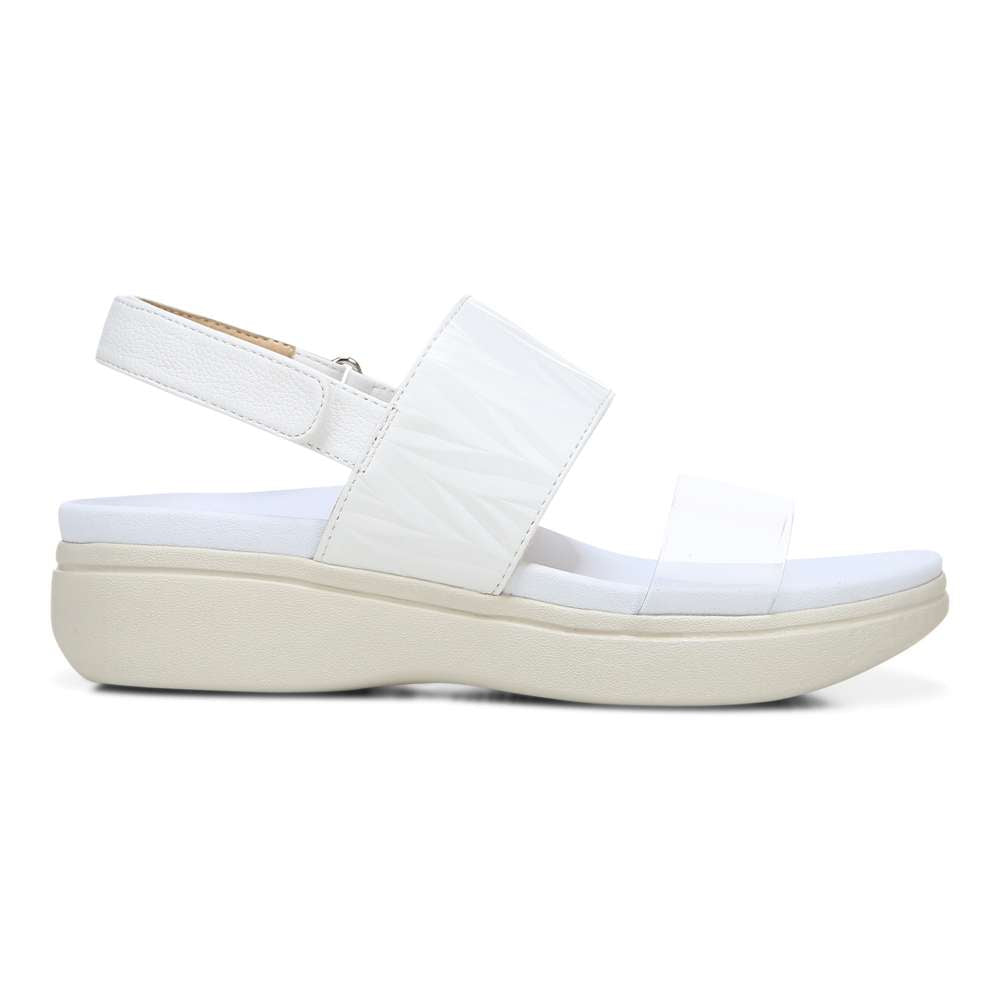 Karleen Platform Sandal - White