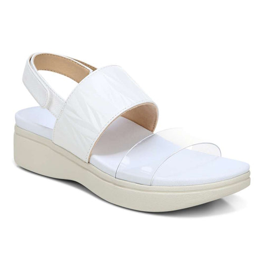 Karleen Platform Sandal - White