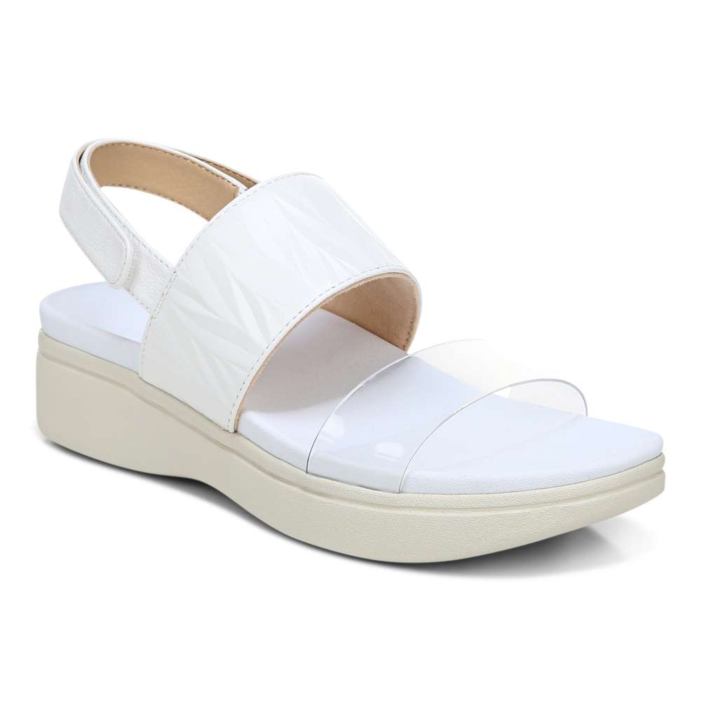 Karleen Platform Sandal - White