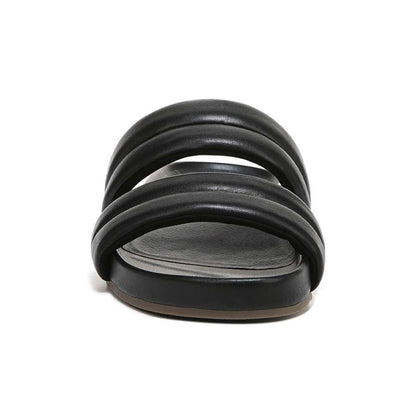Mayla Slide Sandal - Black Nappa