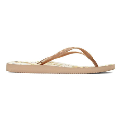 Noosa Print Toe Post Sandal - Sun