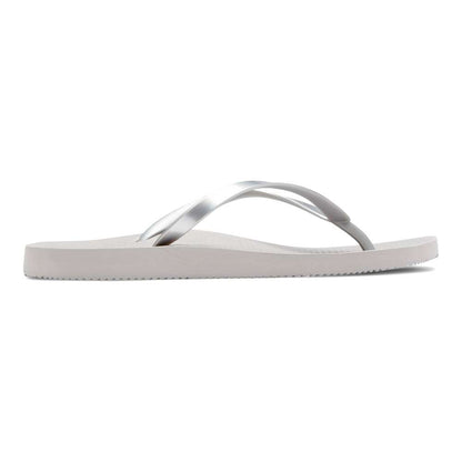 Noosa Solid Toe Post Sandal - Pewter