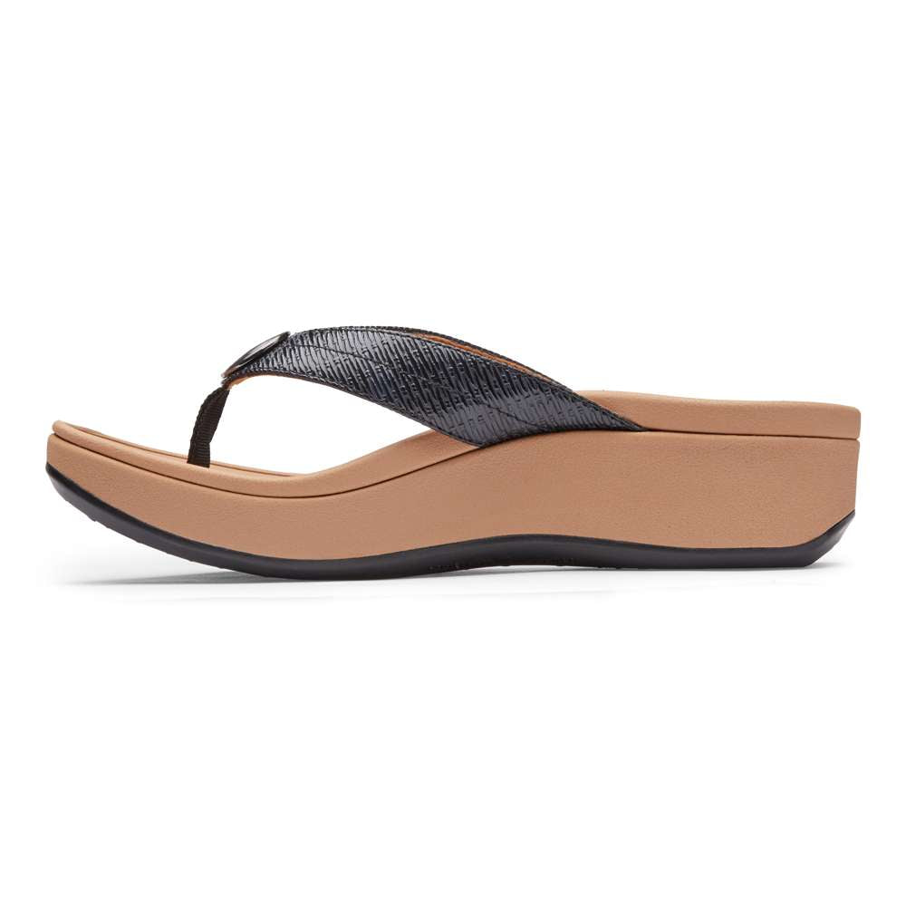 Pilar Platform Sandal - Black