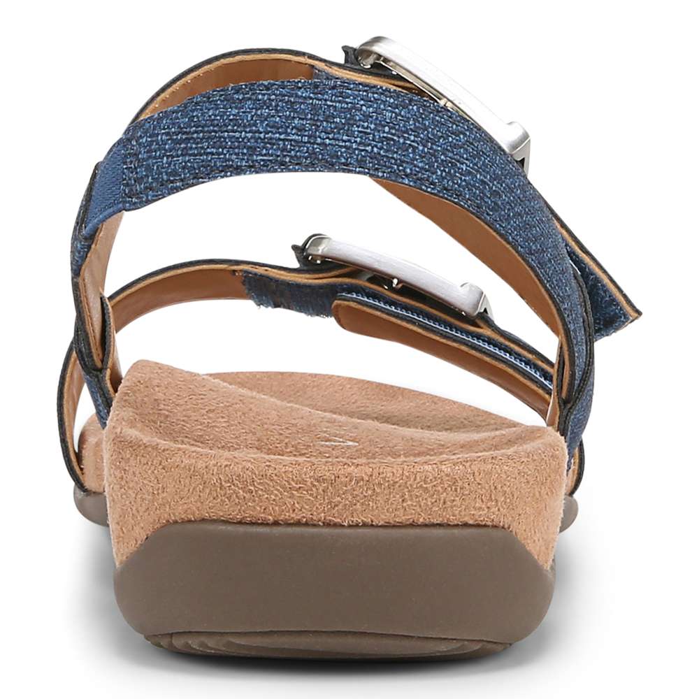 Reese Backstrap Sandal - Denim