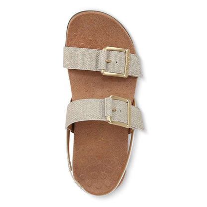 Reese Backstrap Sandal - Oatmeal