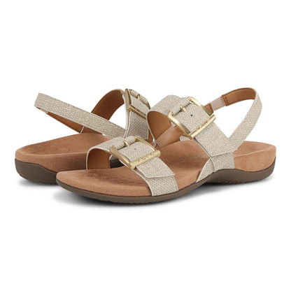Reese Backstrap Sandal - Oatmeal