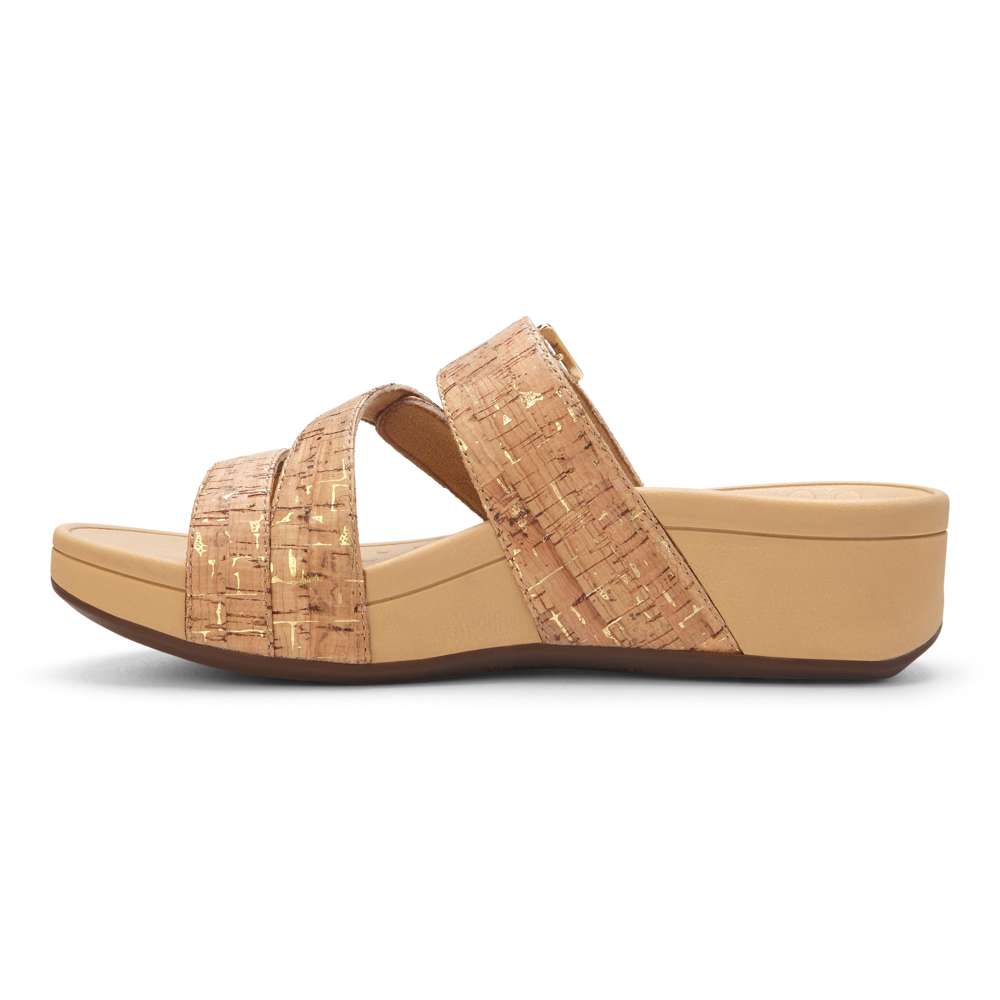 Rio Platform Sandal - Gold Cork