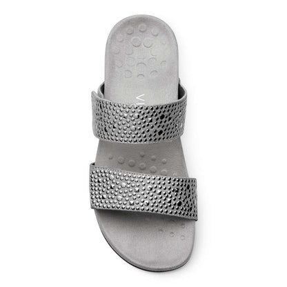 Samoa Slide Sandal - Pewter