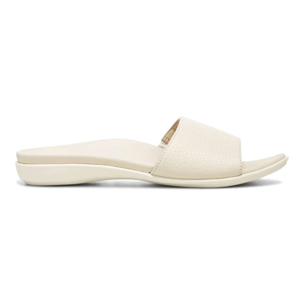 Val Slide Sandal - Cream