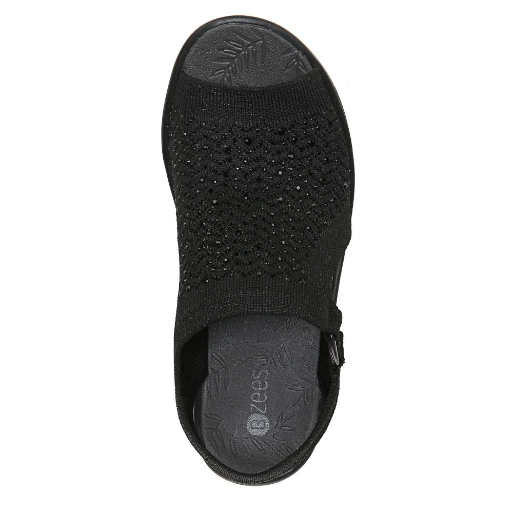 Star Bright Sandal - Black/Black